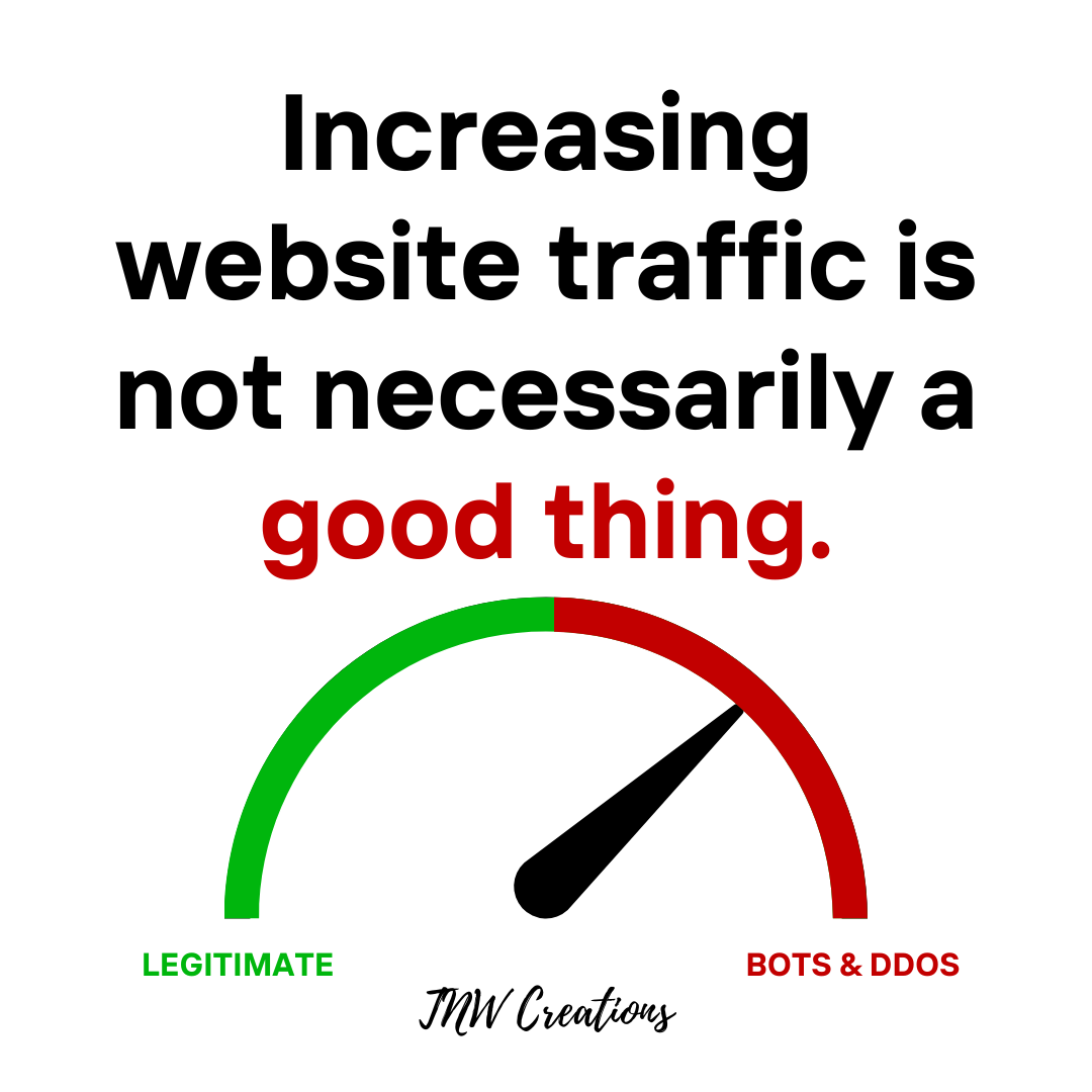 Why increasing website traffic is not necessarily a good thing